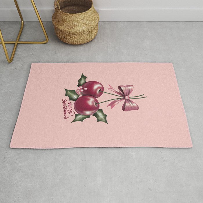 Cherry Christmas Rug Gallery Image 1