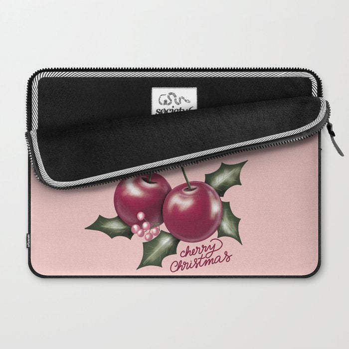 Cherry Christmas Laptop Sleeve Gallery Image 2