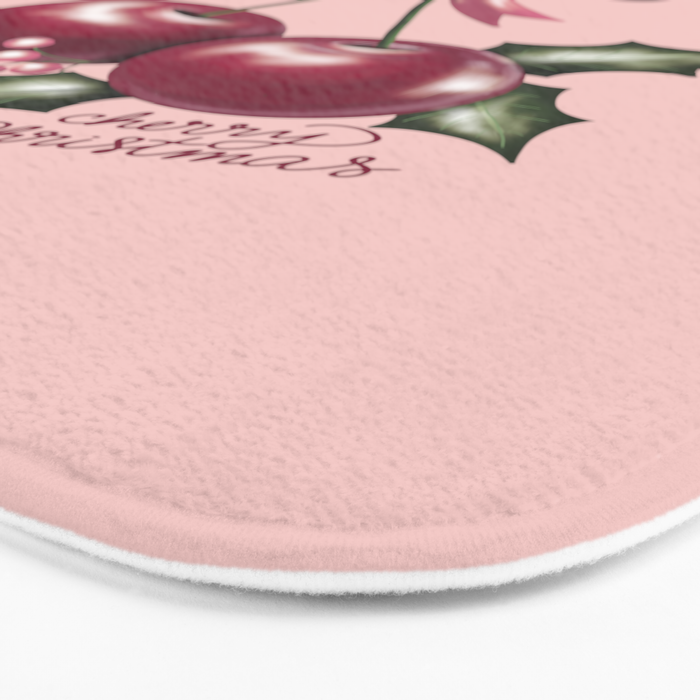 Cherry Christmas Bath Mat Gallery Image 3