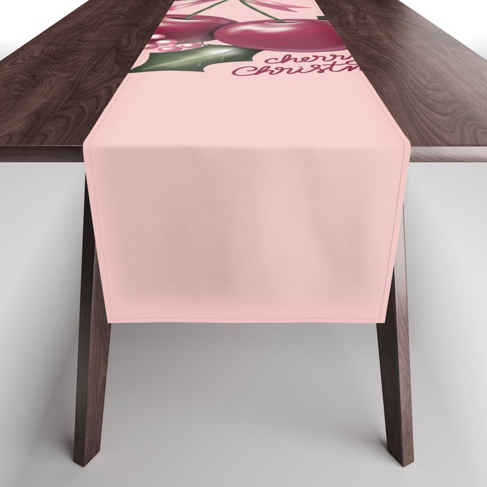 Cherry Christmas Table Runner Gallery Image 1