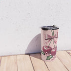 Cherry Christmas Travel Mug Gallery Image 4