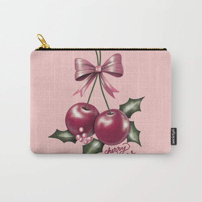 Cherry Christmas Carry All Pouch Gallery Image 1
