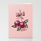 Cherry Christmas Stationery Card Gallery Image 2