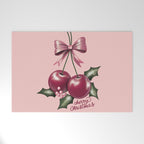 Cherry Christmas Welcome Mat Gallery Image 1