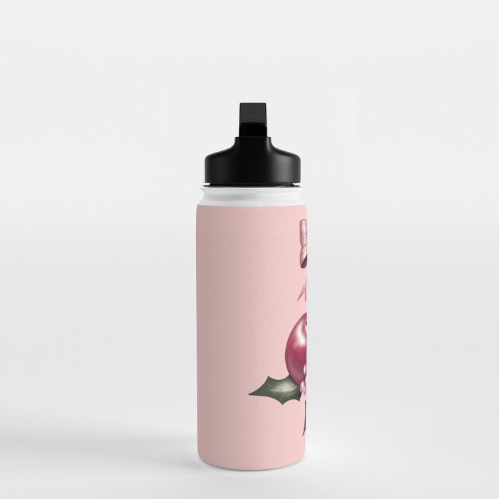 Cherry Christmas Water Bottle Gallery Image 3