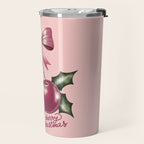 Cherry Christmas Travel Mug Gallery Image 2