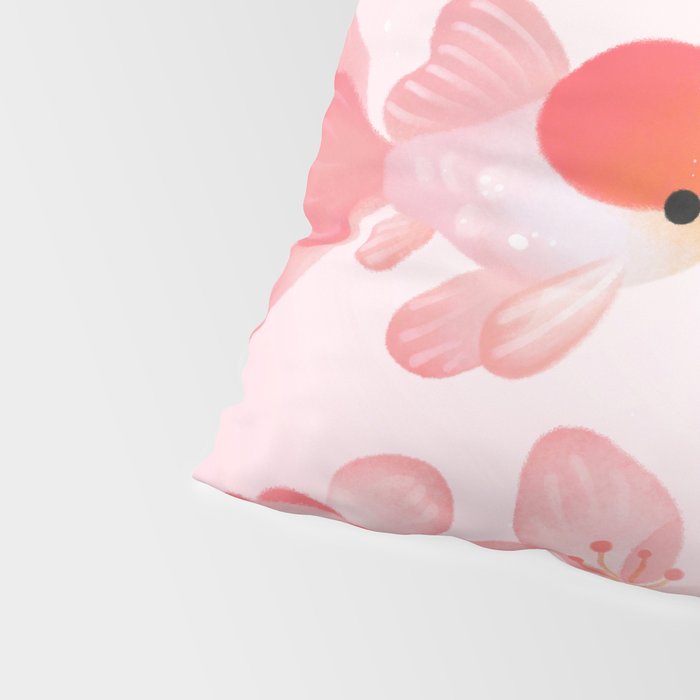 Cherry blossom goldfish Pillow Sham Gallery Image 4