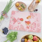 Cherry blossom goldfish Cutting Board Gallery Image 2