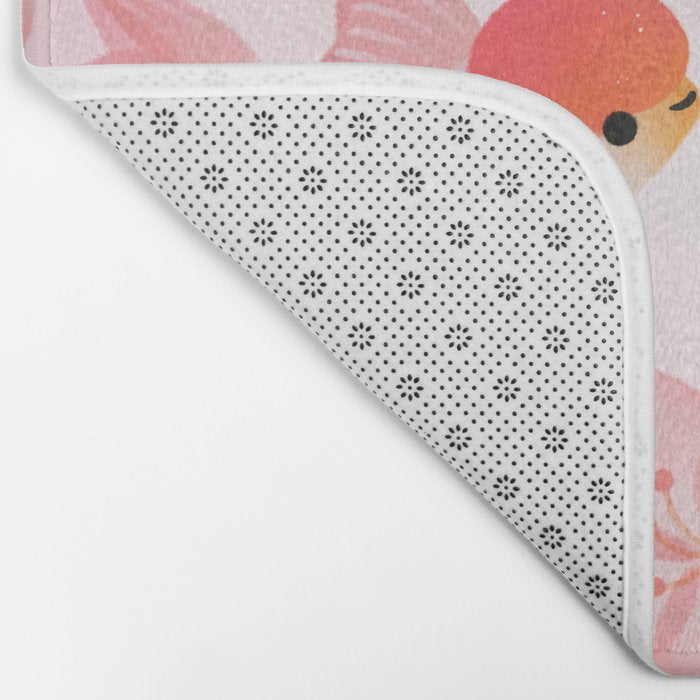 Cherry blossom goldfish Bath Mat Gallery Image 2