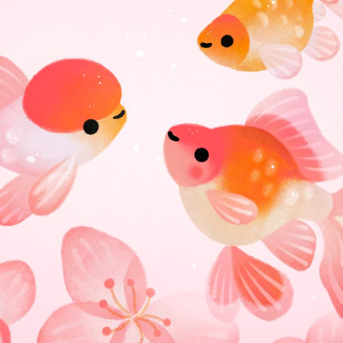 Cherry blossom goldfish Coffee Mug Gallery Image 2