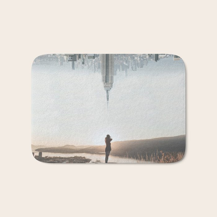 Between Earth & City Bath Mat Gallery Image 1