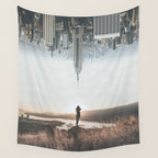 Between Earth & City Wall Tapestry Gallery Image 4