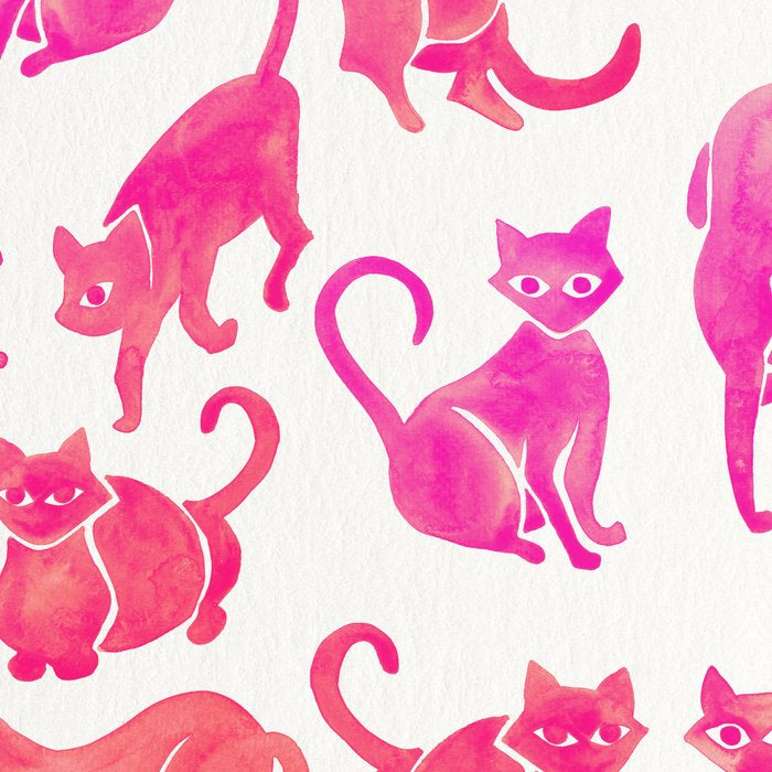 Cat Positions - Pink OmbrÃ© Palette Coffee Mug Gallery Image 2