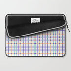 Vibrant Plaid Fusion A Laptop Sleeve Gallery Image 2