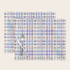 Vibrant Plaid Fusion A Placemat Gallery Image 1
