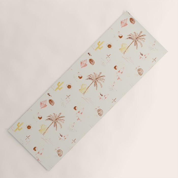 Boho Summer Vibes Yoga Mat Gallery Image 1