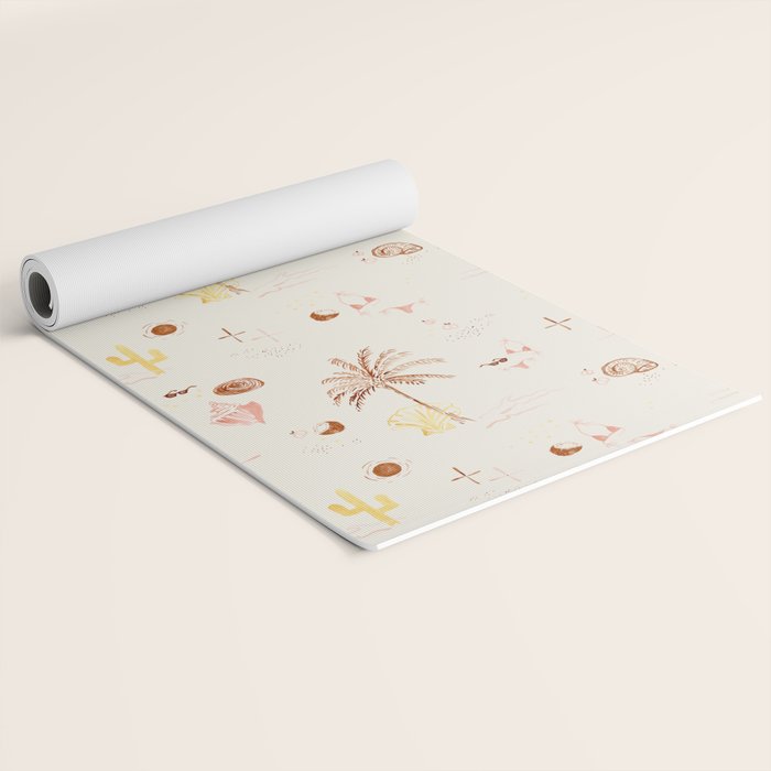 Boho Summer Vibes Yoga Mat Gallery Image 2