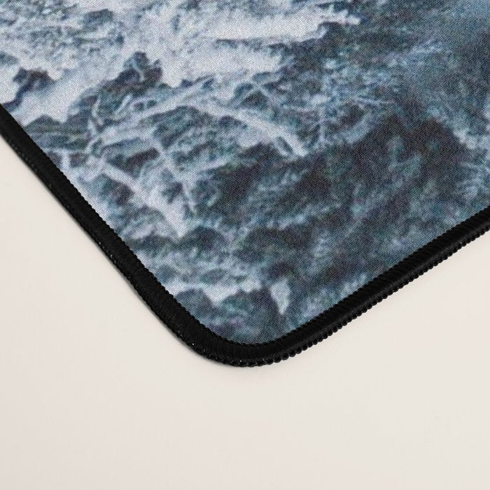 Winter Pine Forest Desk Mat Gallery Image 4