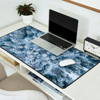 Winter Pine Forest Desk Mat Gallery Image 2