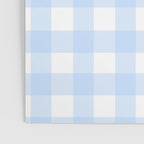 Light blue Gingham ,checkered ,buffalo ,plaid pattern Poster Gallery Image 3
