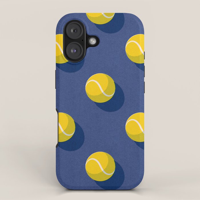 BALLS Tennis - hard court - pattern iPhone Case Gallery Image 1