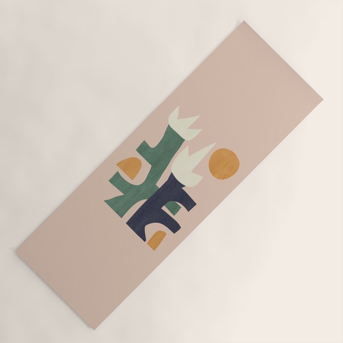 Curious garden Yoga Mat Gallery Image 1