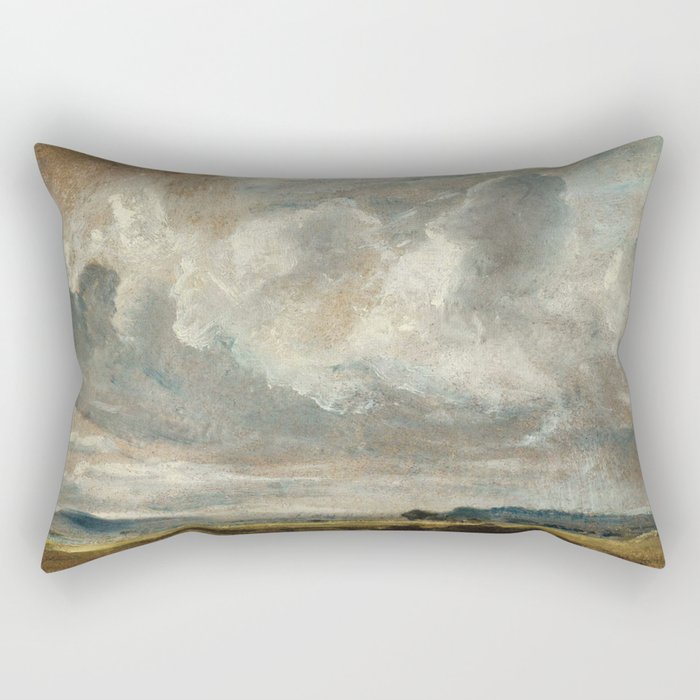 Landscape with clouds by John Constable Rectangular Pillow Gallery Image 2