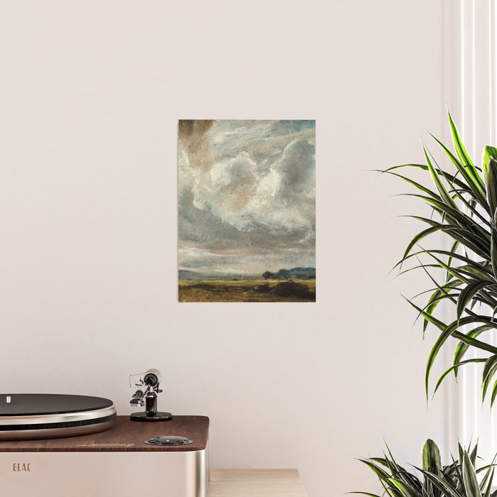 Landscape with clouds by John Constable Poster Gallery Image 2