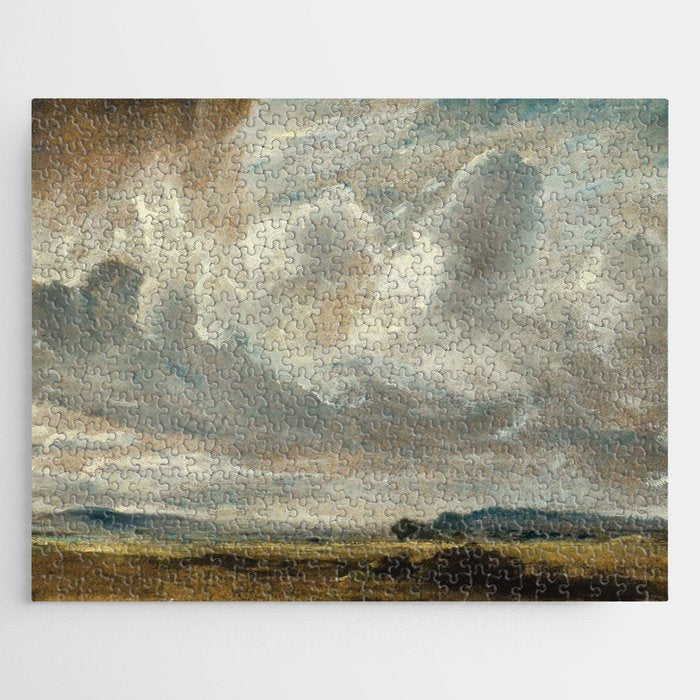 Landscape with clouds by John Constable Jigsaw Puzzle Gallery Image 1