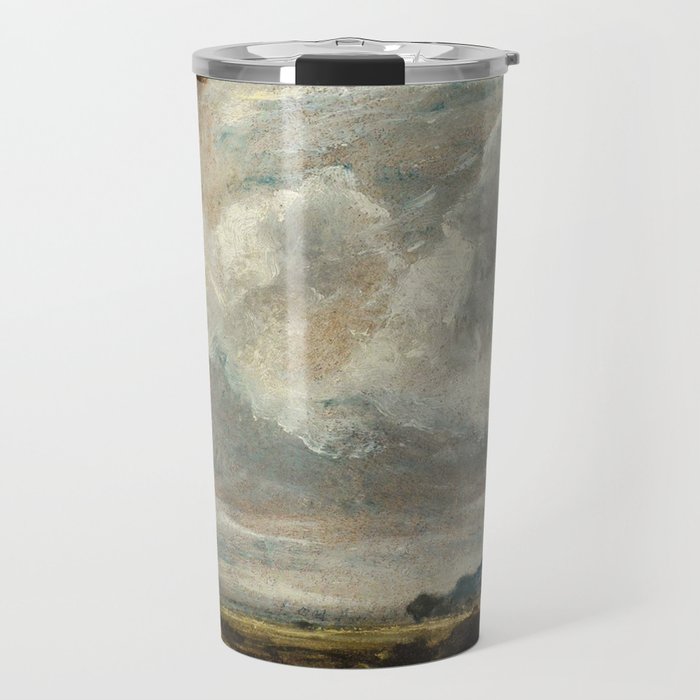 Landscape with clouds by John Constable Travel Mug Gallery Image 1