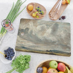 Landscape with clouds by John Constable Cutting Board Gallery Image 2
