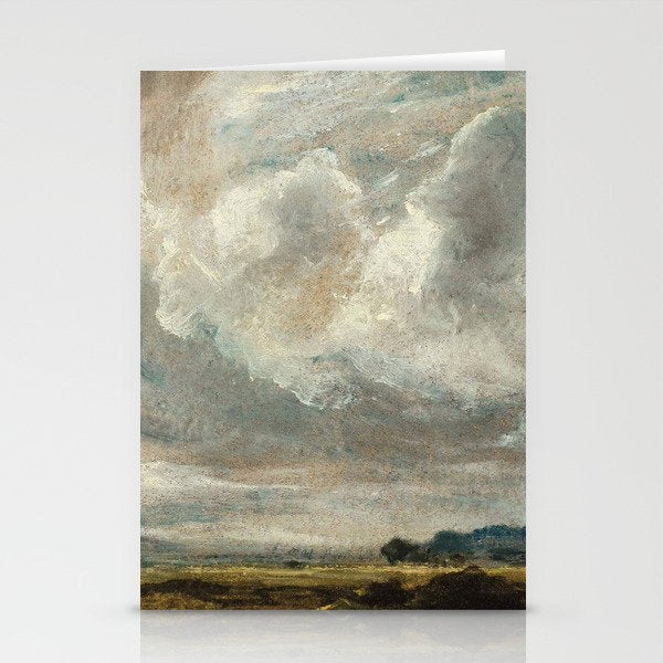 Landscape With Clouds By John Constable Stationery Card Gallery Image 2
