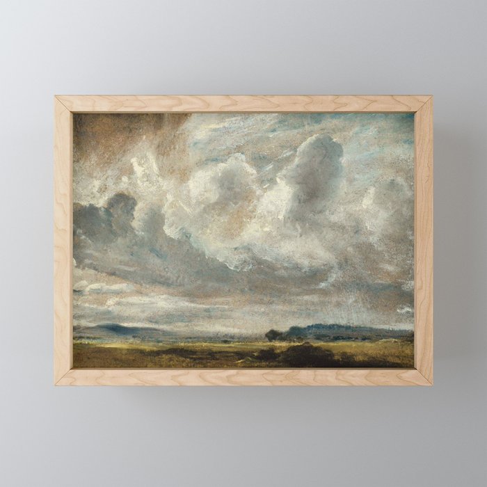 Landscape with clouds by John Constable Mini Art Print Gallery Image 1