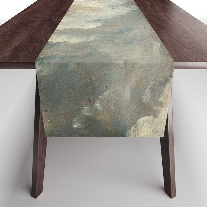 Landscape with clouds by John Constable Table Runner Gallery Image 1
