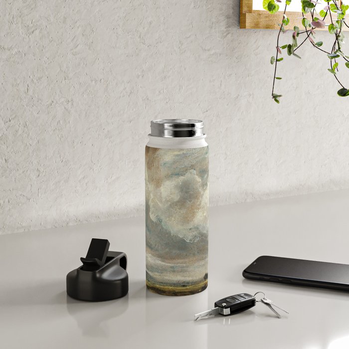 Landscape with clouds by John Constable Water Bottle Gallery Image 4