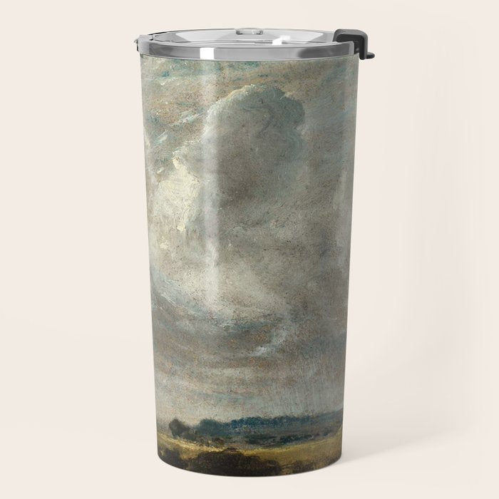 Landscape with clouds by John Constable Travel Mug Gallery Image 2