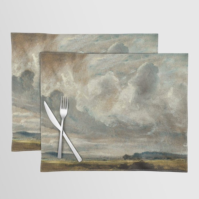 Landscape with clouds by John Constable Placemat Gallery Image 1