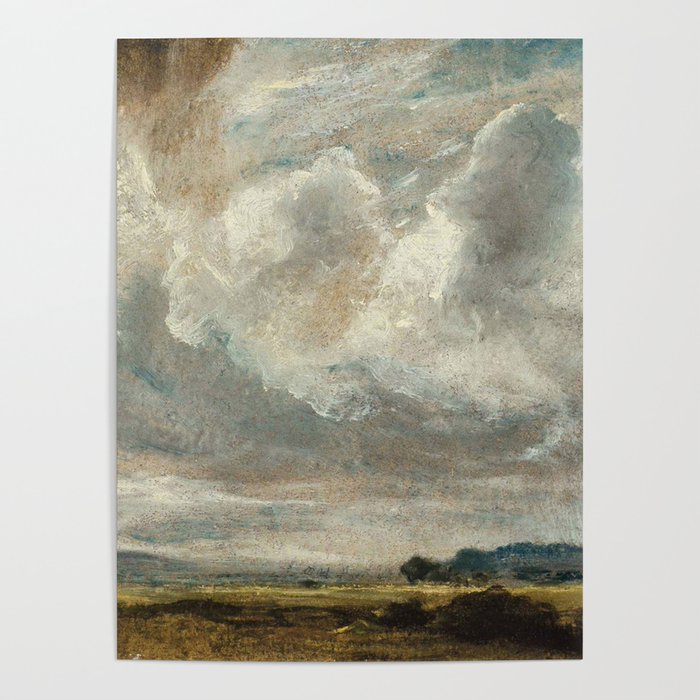 Landscape with clouds by John Constable Poster Gallery Image 4