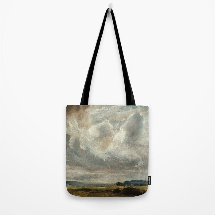 Landscape with clouds by John Constable Tote Bag Gallery Image 2