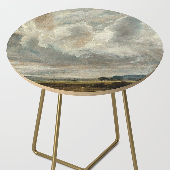Landscape with clouds by John Constable Side Table Gallery Image 2