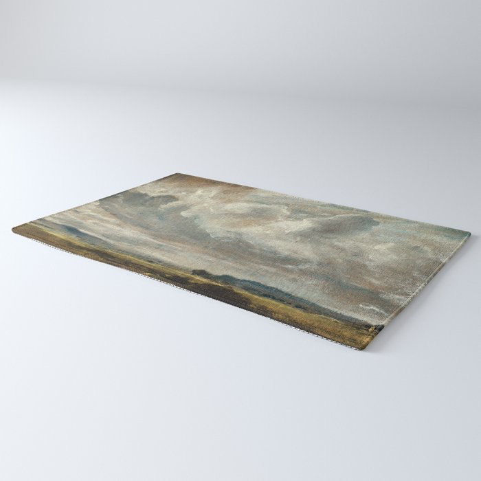 Landscape with clouds by John Constable Rug Gallery Image 3