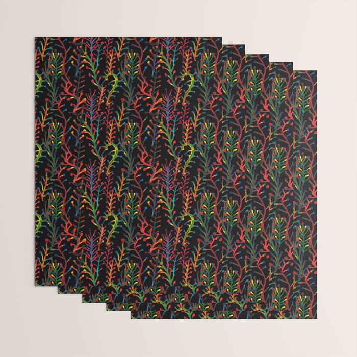 Watercolor Rainbow plants Wrapping Paper Gallery Image 3