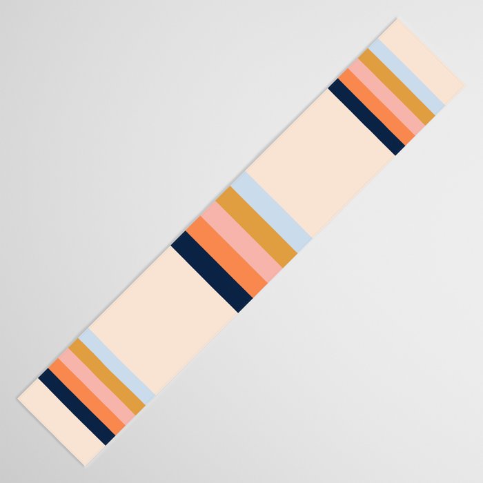 Retro stripes #2 Table Runner Gallery Image 3