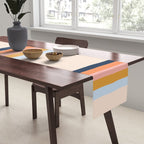 Retro stripes #2 Table Runner Gallery Image 2
