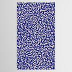 Playful strokes #1 / Beige on Blue Tablecloth Gallery Image 2