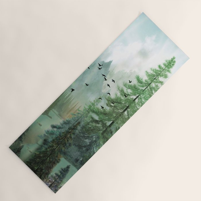 Mountain Morning 2 Yoga Mat Gallery Image 1