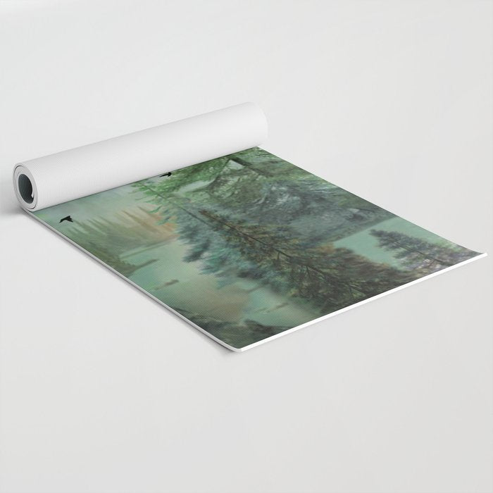Mountain Morning 2 Yoga Mat Gallery Image 2