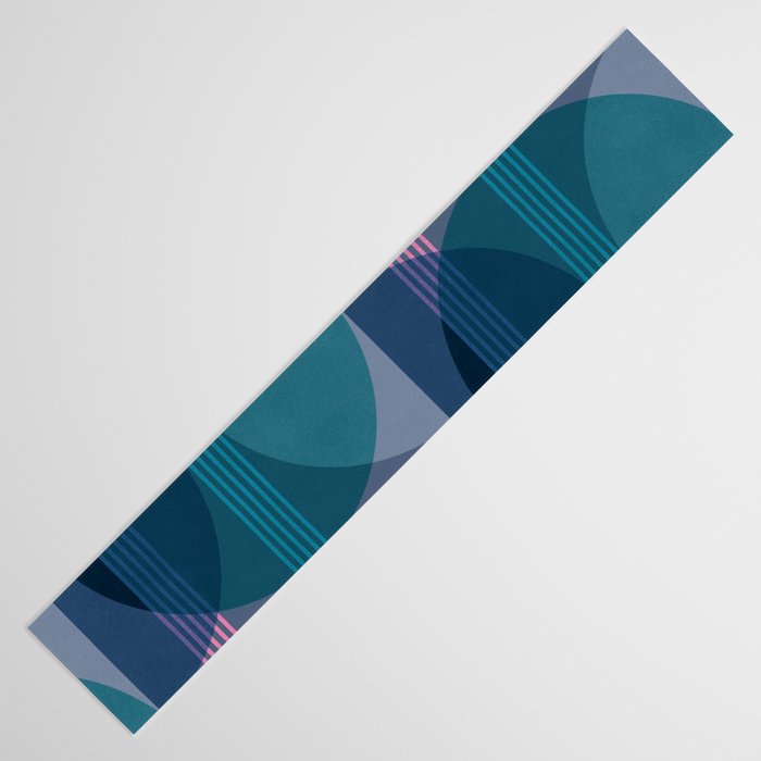 Abstraction_BLUE_LANDSCAPE_MOONLIGHT_NATURE_POP_ART_)521A Table Runner Gallery Image 3
