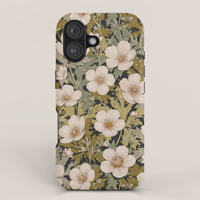 Floral Meadow In Spring Green iPhone Case Gallery Image 1
