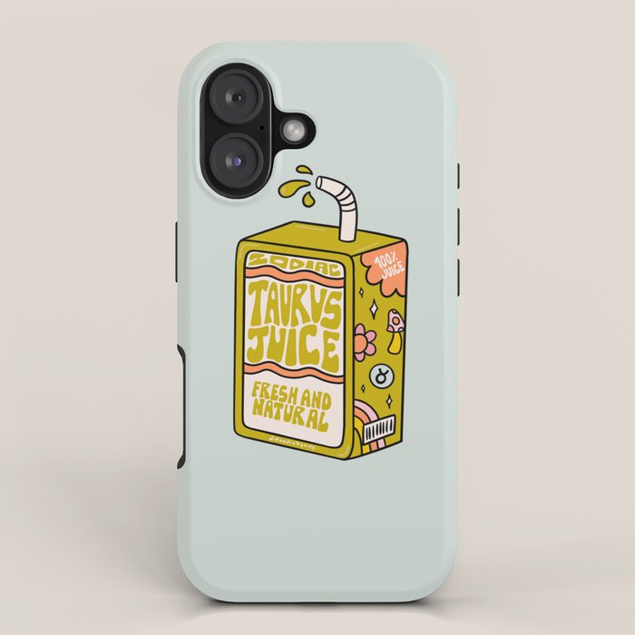 Taurus Juice Box iPhone Case Gallery Image 1